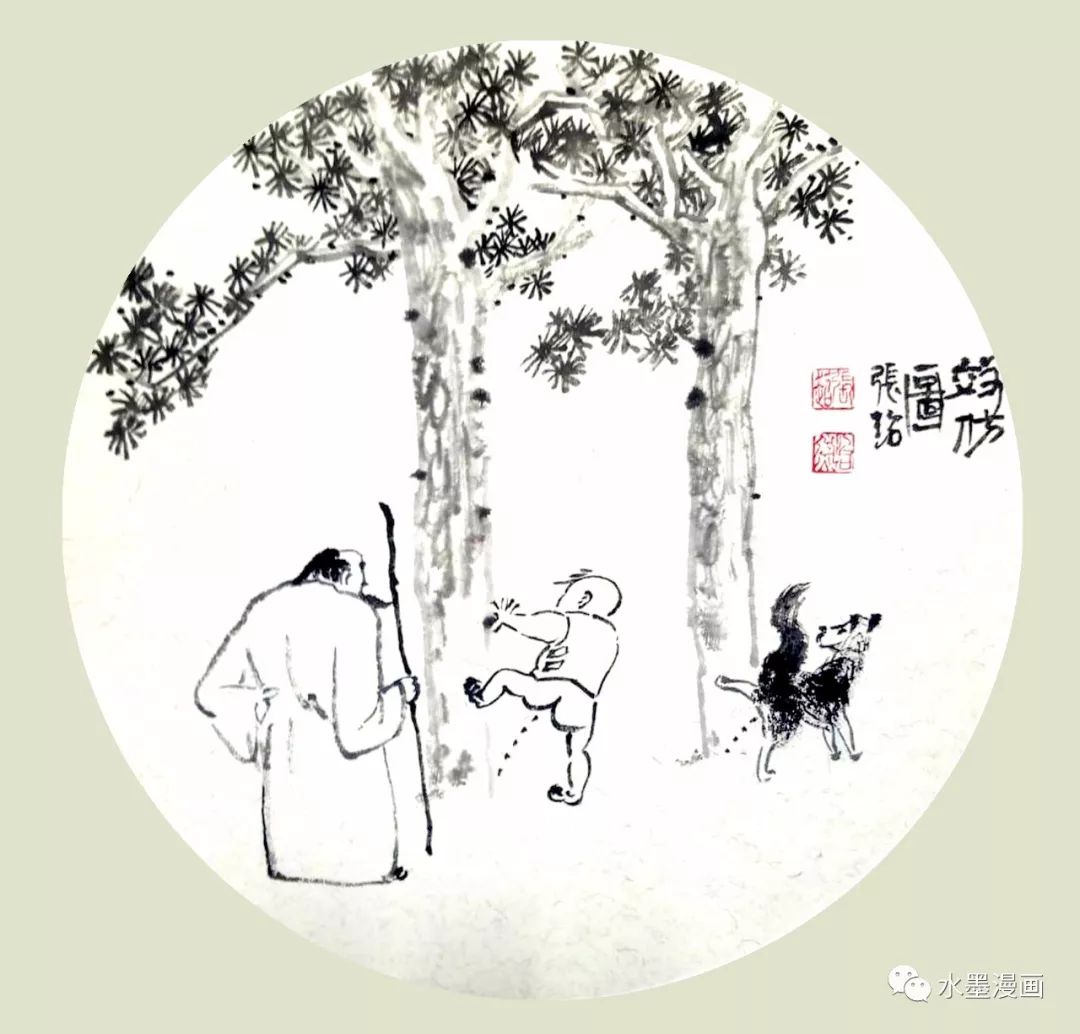 狗年主题绘画作品欣赏,狗年绘画图片