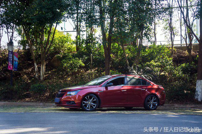 雪佛兰科鲁兹大灯改装小透镜led灯,17款雪佛兰科鲁兹改透镜大灯