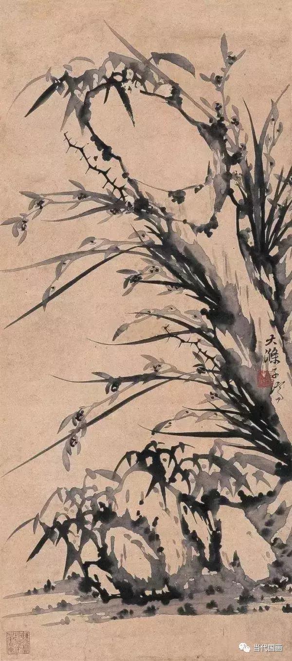 董寿平画兰花高清图,郭方颐画兰花作品图片