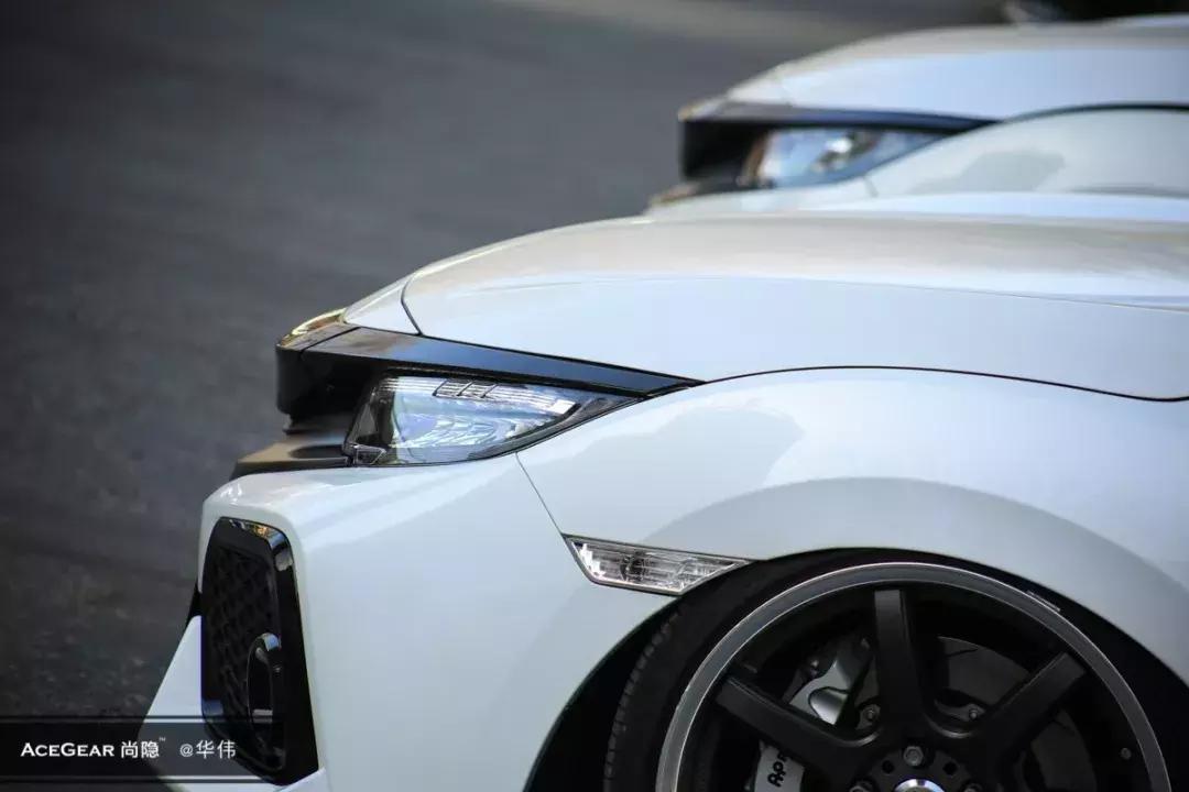 思域既然跑不快不如玩姿态,思域劲势版气动