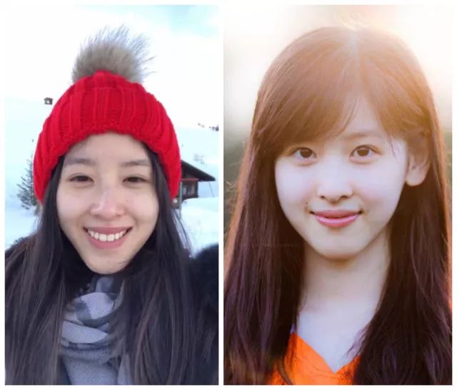 关晓彤奶茶店偶遇真人合照,关晓彤和奶茶妹妹的素颜照曝光