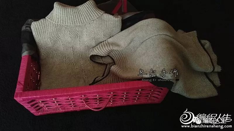 怎样编织貂绒线高领毛衣,学织高领短款棒针毛衣粗线宽松版