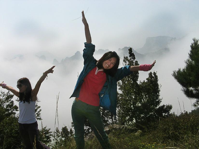 十字岭鸡冠梯环线,南太行鸡冠梯最险处