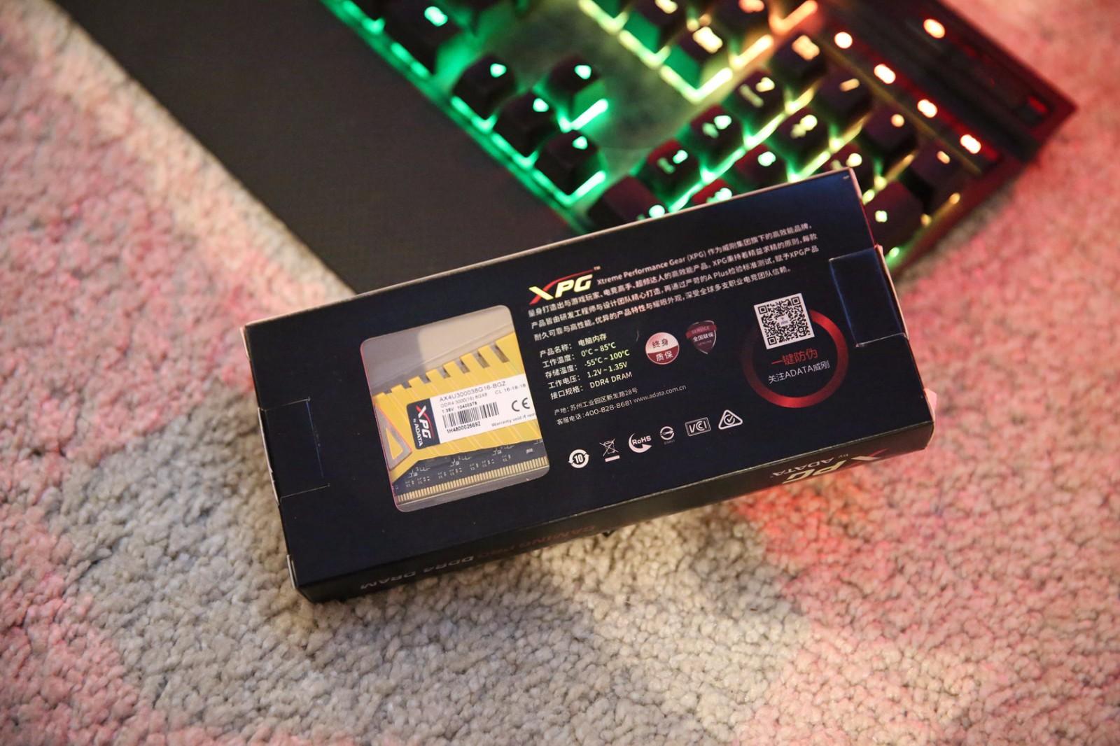 威刚xpgz1ddr43600吃鸡,威刚adata内存条超频