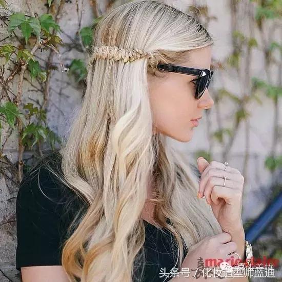 披头散发辫子怎么编发好看简单,编发披头散发视频