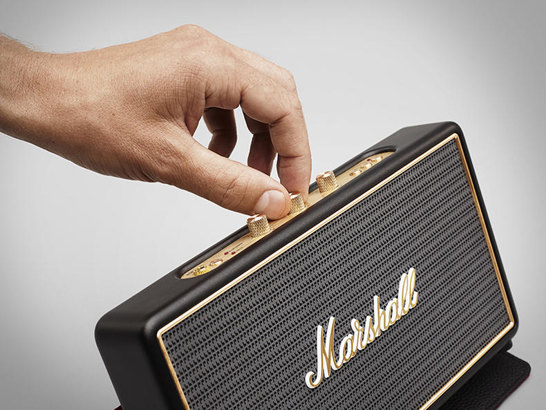 马歇尔音箱stockwell一代按键讲解,马歇尔stockwell音箱评测