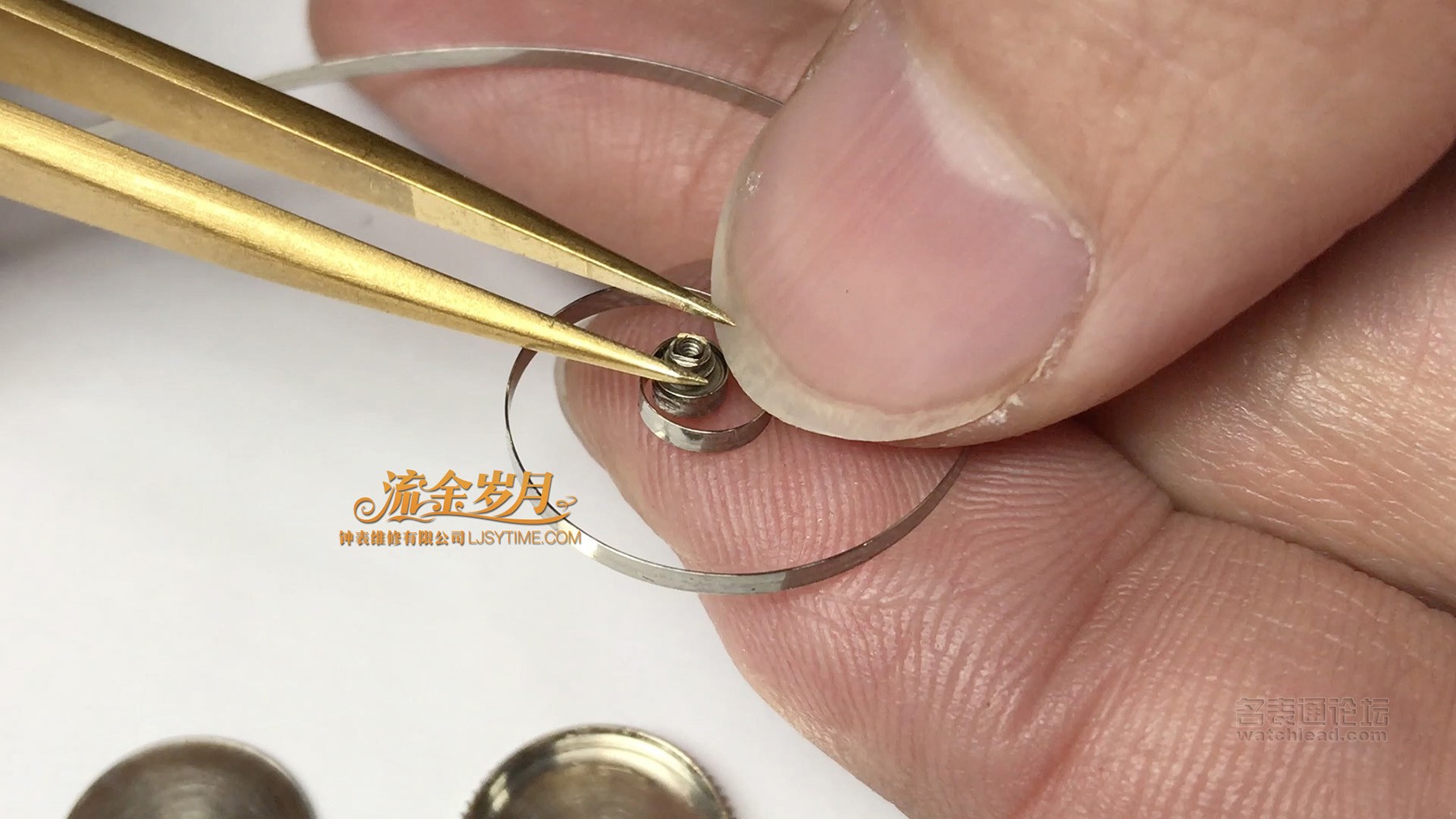 浪琴表如何保养和维修,修表教程浪琴八针月相