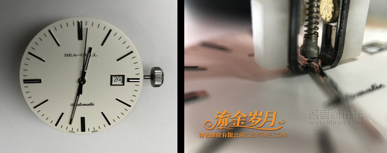 浪琴表如何保养和维修,修表教程浪琴八针月相