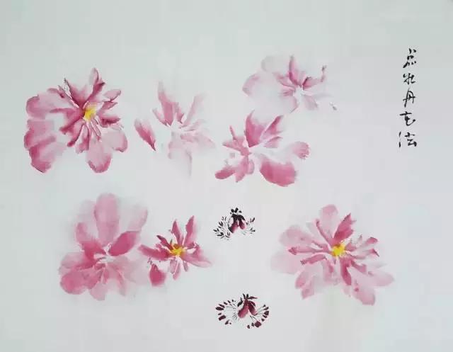 果果小写意牡丹画法教学视频,王绣写意牡丹画法零基础视频