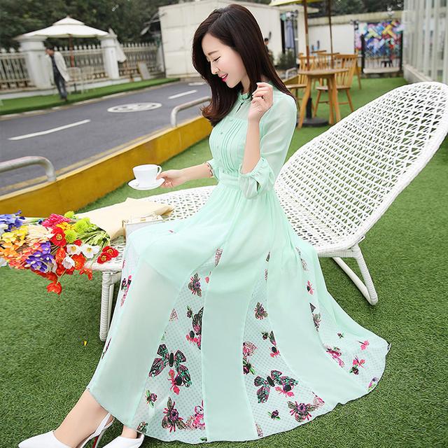 好看的夏天雪纺裙,雪纺裙夏天穿