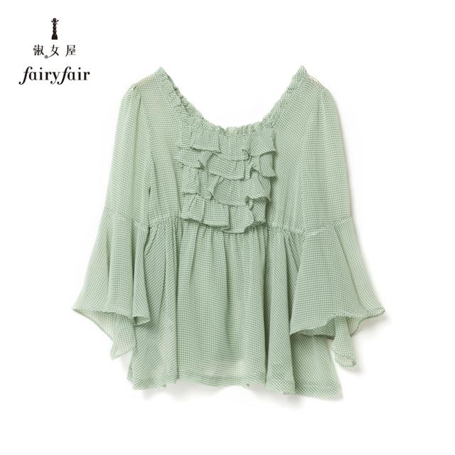 夏季雪纺衫很多却被它深深吸引,雪纺衫上衣女时尚清凉