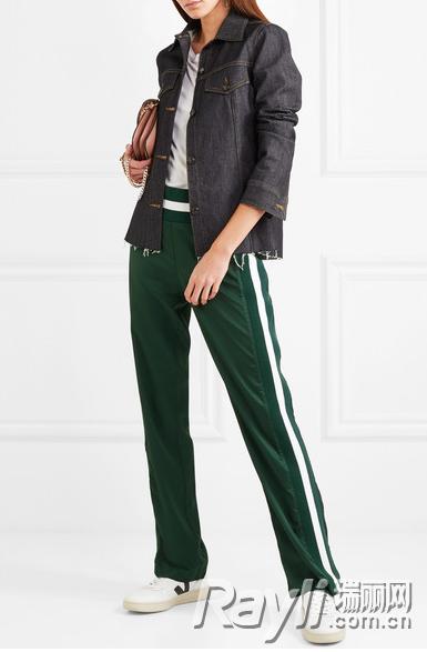 杨紫黑色阔腿牛仔裤,杨紫健身裤