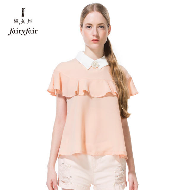 夏季雪纺衫很多却被它深深吸引,雪纺衫上衣女时尚清凉