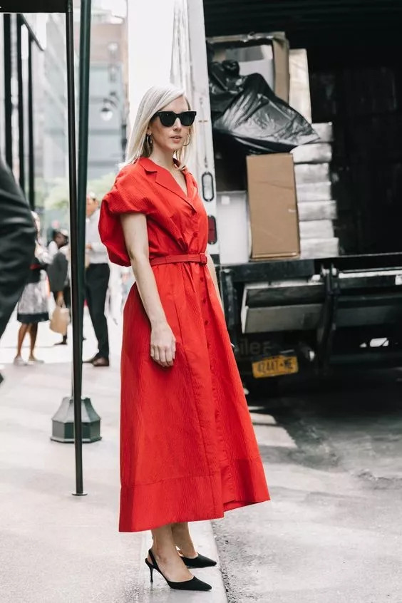 明艳艳丽红色系,明艳的红色闪耀动人