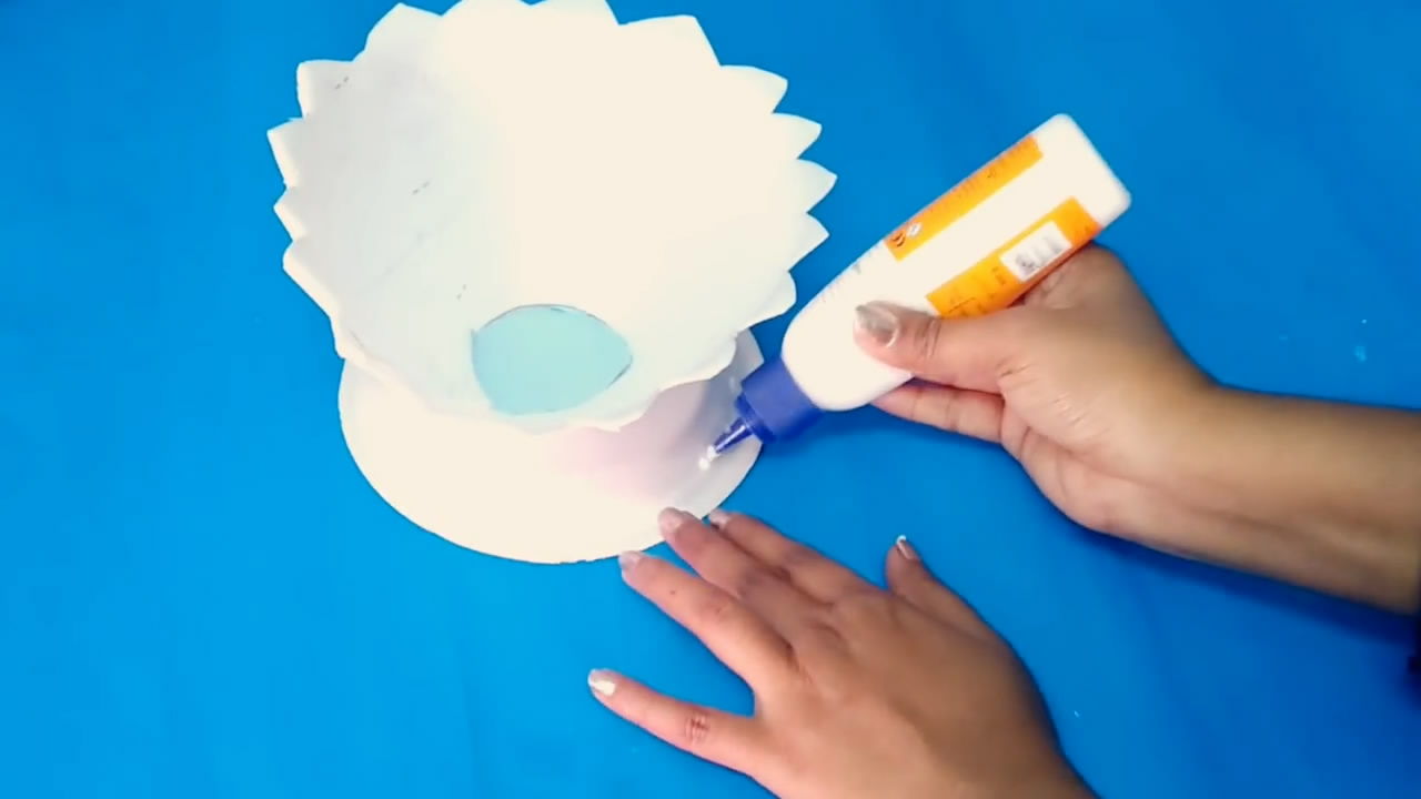 没有纸盘怎么做花篮,纸盘花篮手工制作