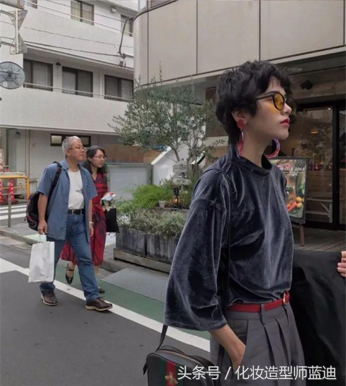 韩式泡面头短发,内扣短发适合什么颜色