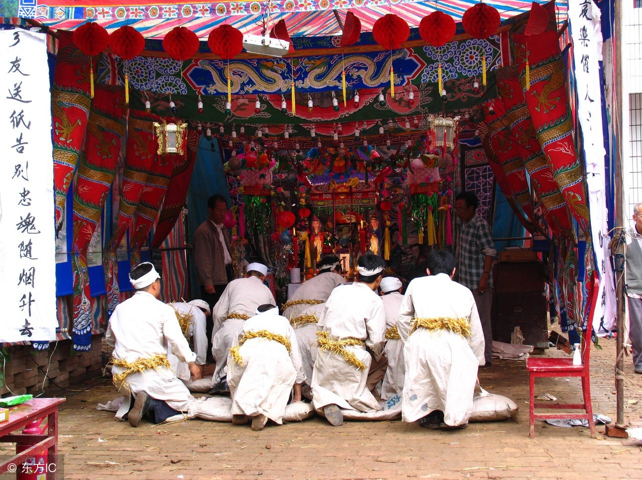 陕西关中葬礼风俗散文,关中老人去世风俗