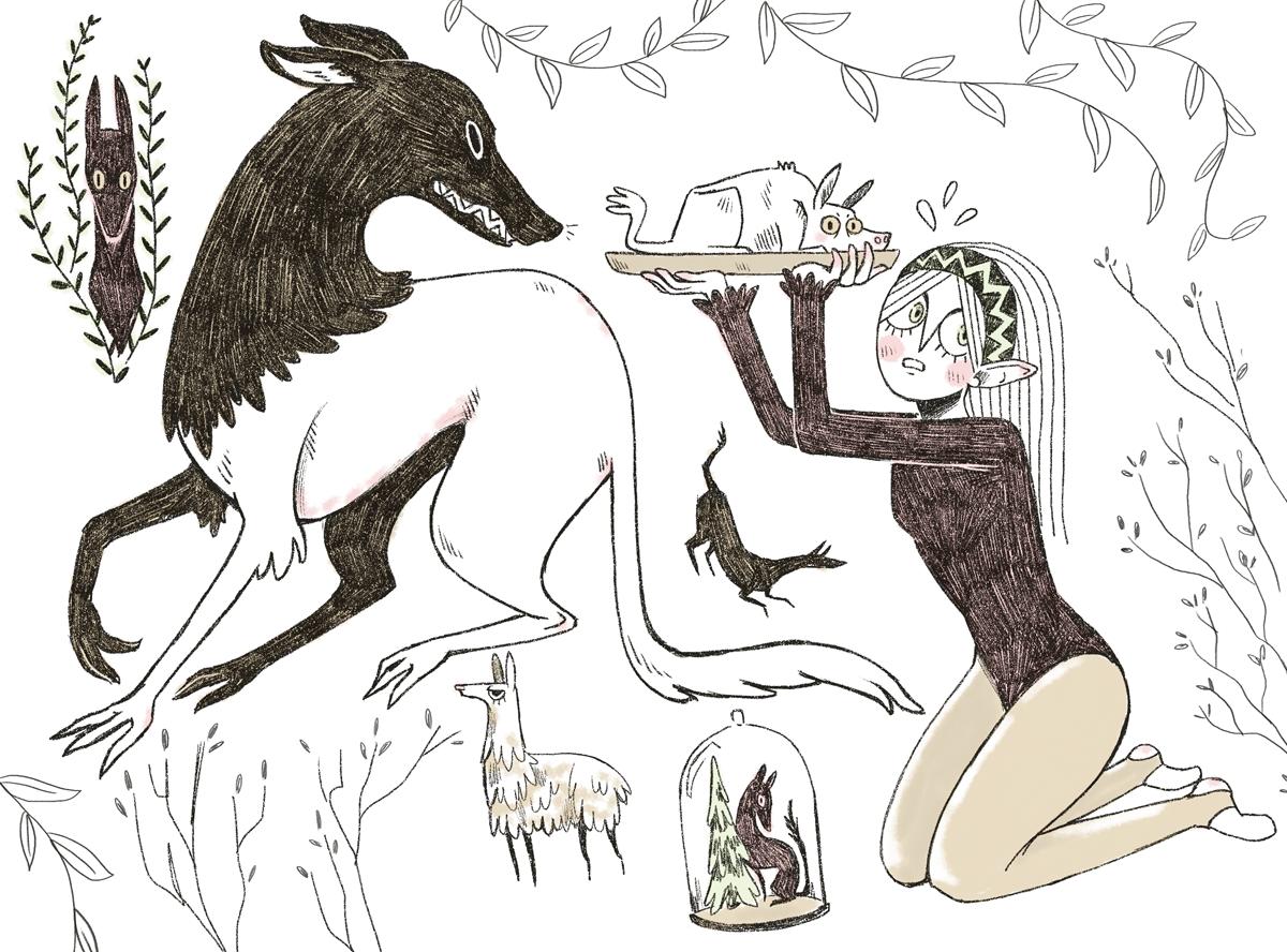 插画师hana美食插画,hannahjesus手绘插画