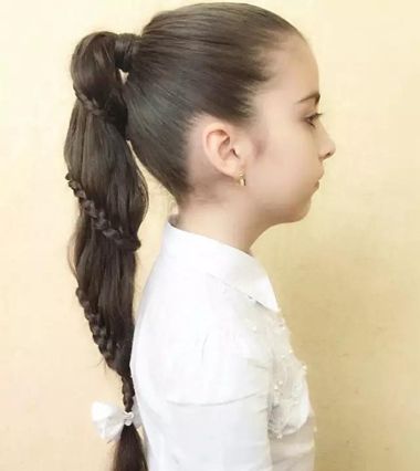 古代辫子怎么扎简单儿童,10岁儿童扎灯笼辫子