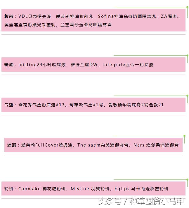 用过上百件底妆产品，为什么我最爱的还是这18件？