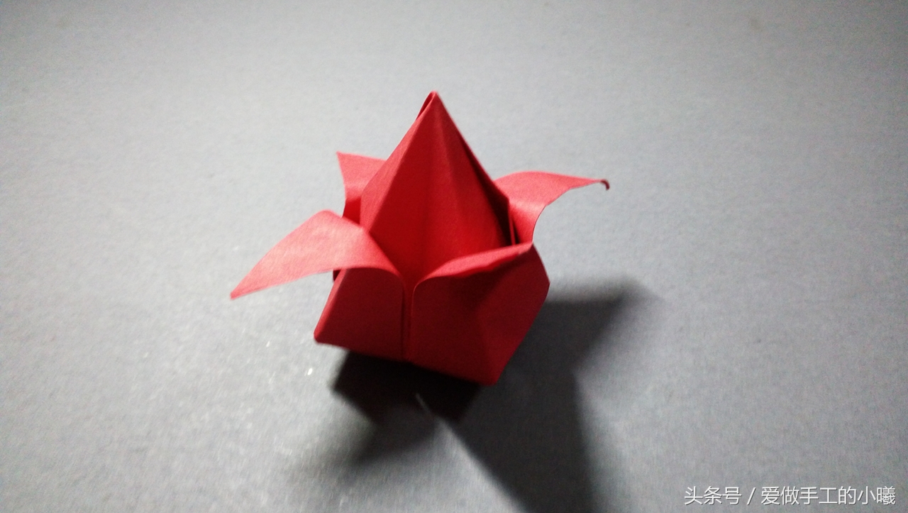 立体花朵折纸教程康乃馨,花朵折纸教程