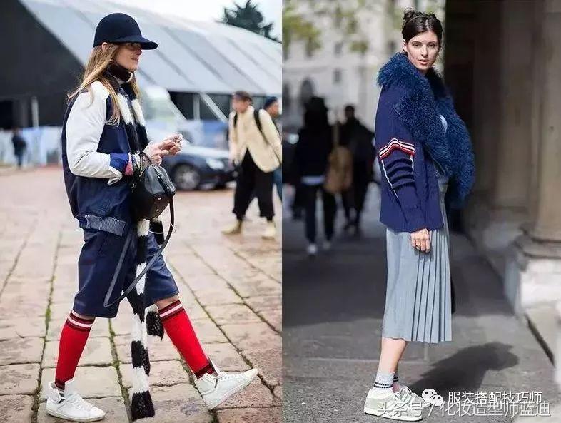 袜子鞋的穿衣搭配图,时尚穿搭小技巧袜子怎么穿好看