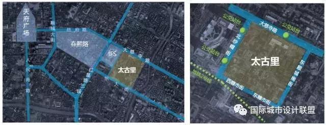 太古里街区效果图,经典block街区设计