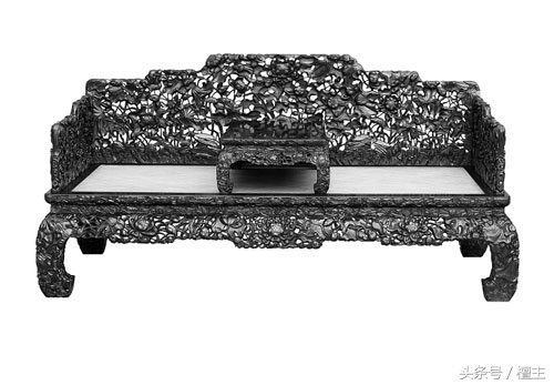 故宫典藏罗汉床,故宫博物院的荷花床