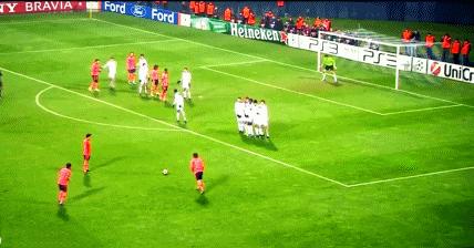 梅西任意球vsc罗任意球,梅西生涯第60次任意球破门