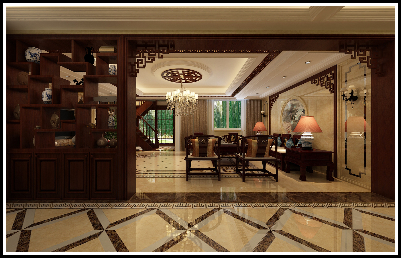 桓台紫悦城别墅装修案例,悦府轻奢装修效果图大全