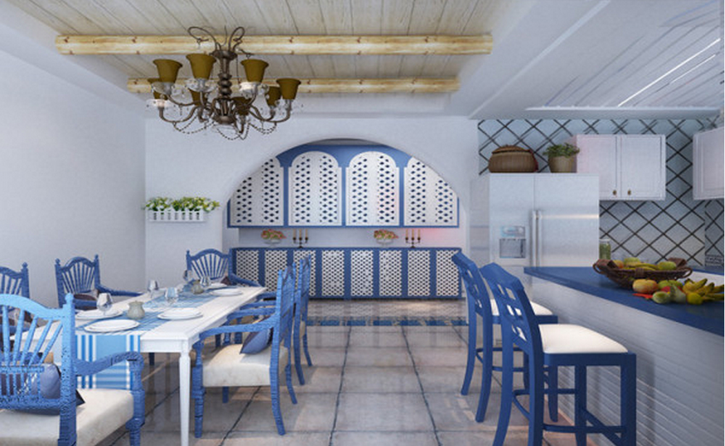 小户型地中海风格装修效果图大全,40平方地中海装修效果图大全