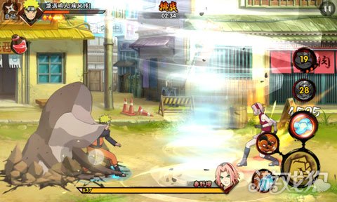 躲开小樱致命一击火影手游第七章第一关通关