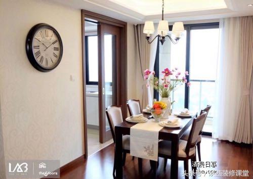 轻奢风130平三室一厅二卫效果图,三房两厅两卫139平方装修轻奢风