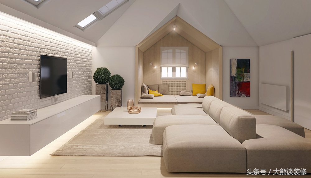 原木色木门搭配白色踢脚线,白色的墙木门颜色搭配效果图