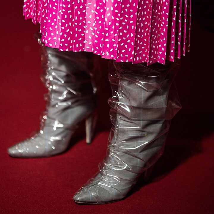 杨幂带货的塑料袋,杨幂透明购物袋