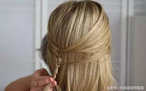 四款超唯美编发教程想不漂亮都难,唯美优雅的新娘编发