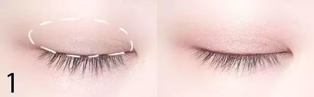 眼线睫毛膏眼影的化妆顺序,眼部化妆新人教程手涂眼影