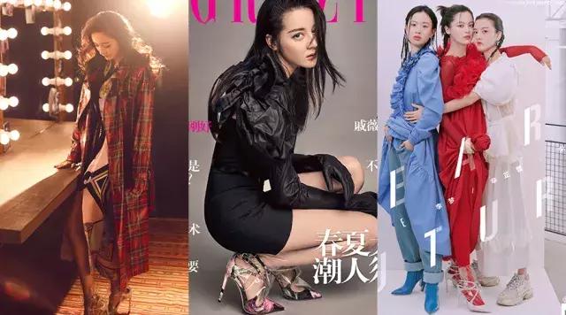 杨幂迪丽热巴带货女王,徐濠萦代言的鞋子