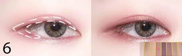 眼线睫毛膏眼影的化妆顺序,眼部化妆新人教程手涂眼影