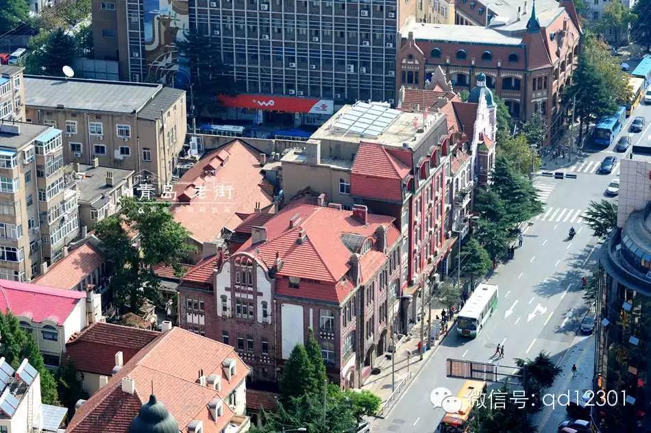 青岛百年老街照片,青岛老房老街