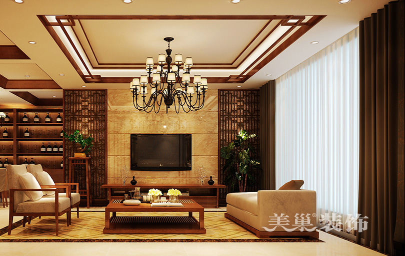 贾商大佬、文人墨客喜欢的风格祝福红城豪华新中式