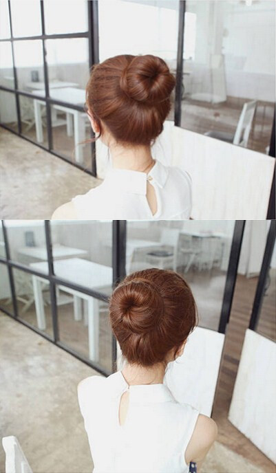 赵丽颖丸子头的扎法，*神教女**你如何变呆萌