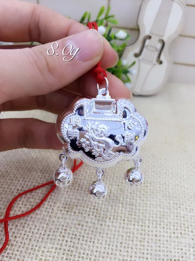 适合送给周岁宝宝的银饰,儿童银饰搭配