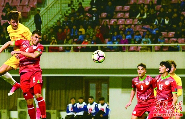 U21选拔队长沙2∶1战胜塔吉克斯坦队今晚中国杯足球赛将在南宁开赛