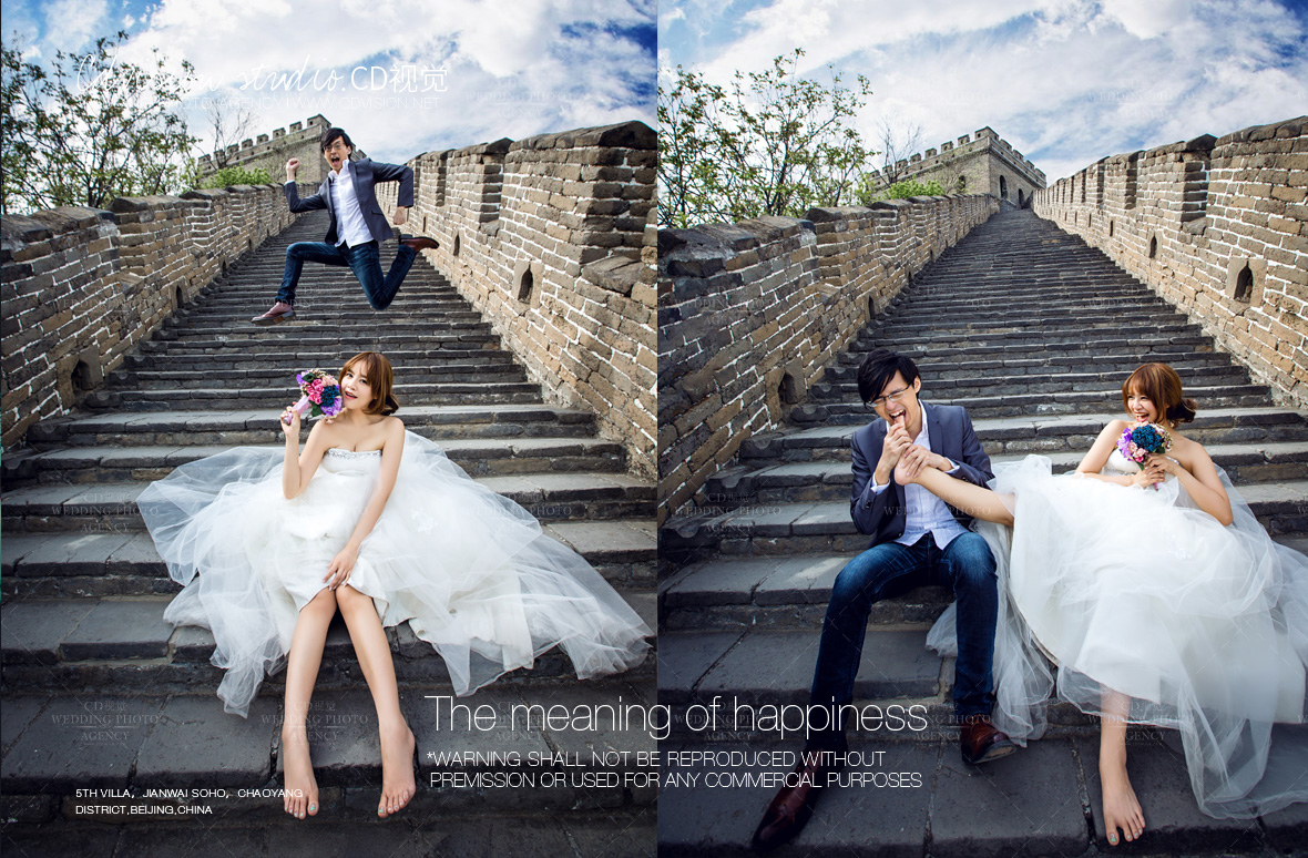 2016年旅行者之选—全球最佳地标性景点:CD视觉长城婚纱照