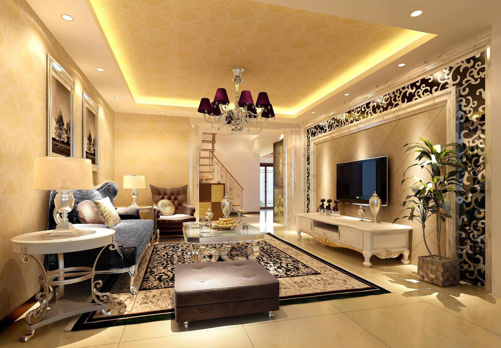 文化石电视背景墙适合什么风格,木饰面电视背景墙轻奢风格高级感