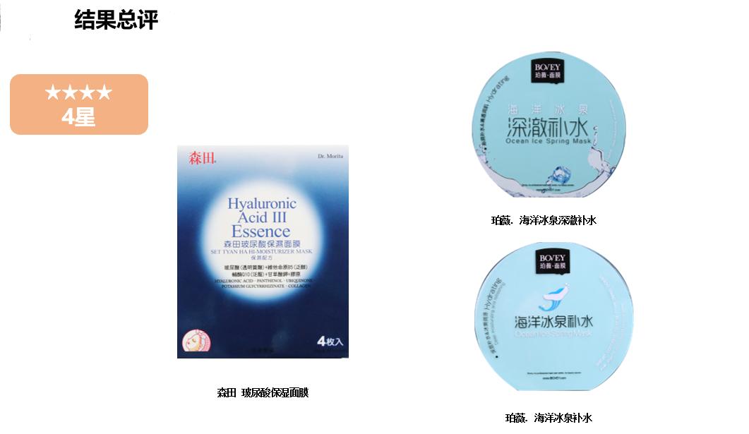 30-40面膜推荐测评,各品牌面膜对比