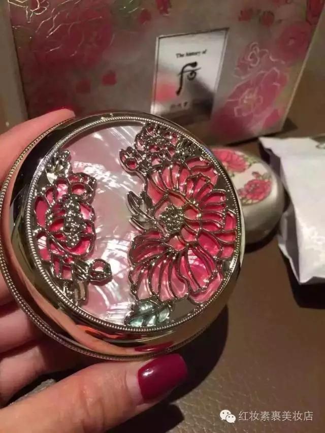 韩国whoo后黄金气垫粉底液,whoo化妆品套装官方旗舰店直播