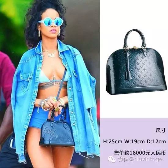 明星同款lv包,女明星lv水桶包