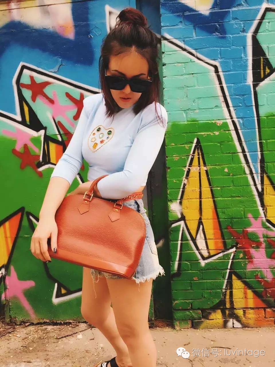 明星同款lv包,女明星lv水桶包